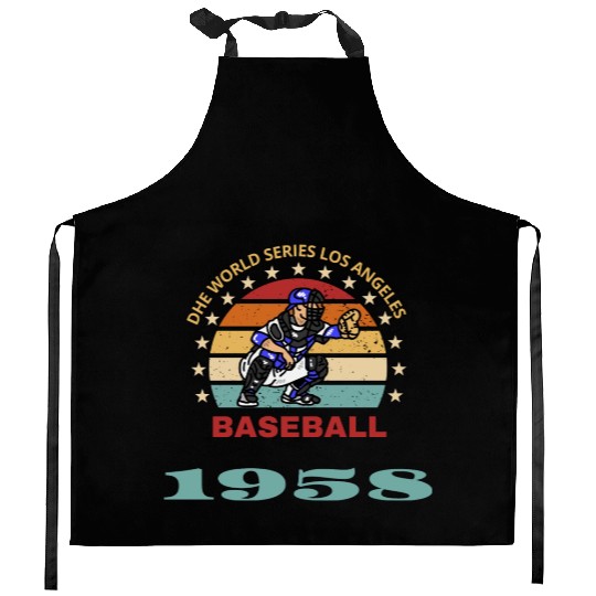 SKIING Kitchen Aprons