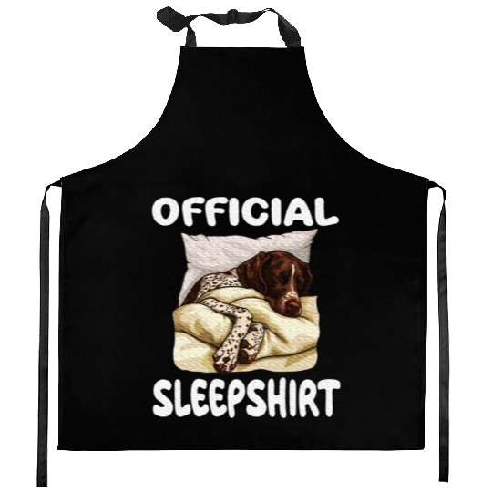 German Shorthaired Pointer Dog Official Sleep Kitchen Aprons