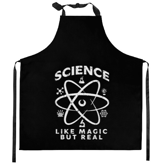 Science Like Magic But Real Cool Chemistry Physics Kitchen Aprons