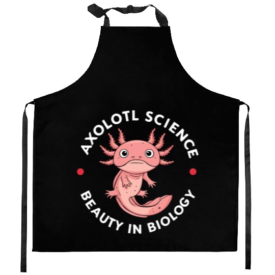 Axolotl Science Teacher Mexican Salamander Kitchen Aprons