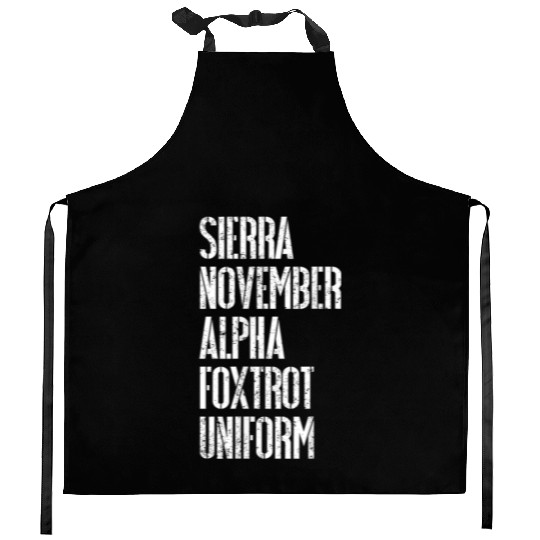 Situation Normal Fucked Military Kitchen Aprons