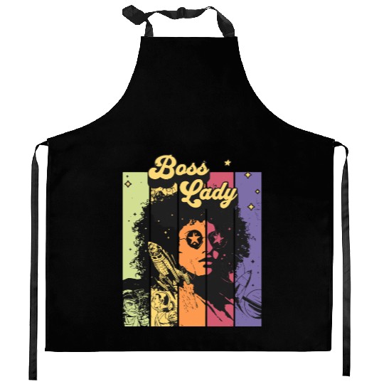 Boss Lady Vinatge Retro Themed Gift Kitchen Aprons