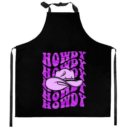 Western Country Texas Cowboy Hat Kitchen Aprons