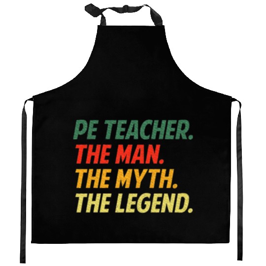 Cool PE Teacher Art Physical Education Teacher Kitchen Aprons