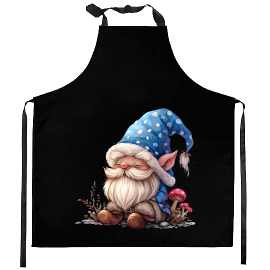Cute Kawaii Gnomes Clipart, Cute Gnomes PNG Kitchen Aprons