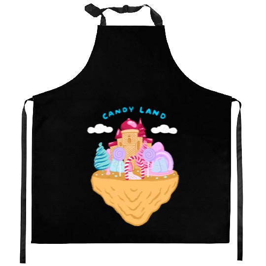 Cute Candy Land Kitchen Aprons