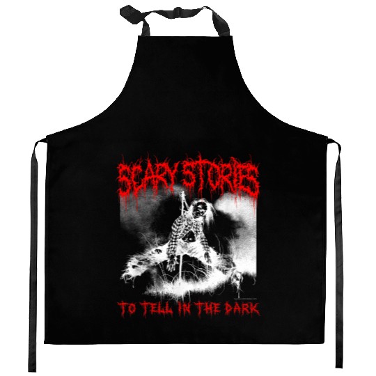 Scary Stories Tell Dark Kitchen Aprons