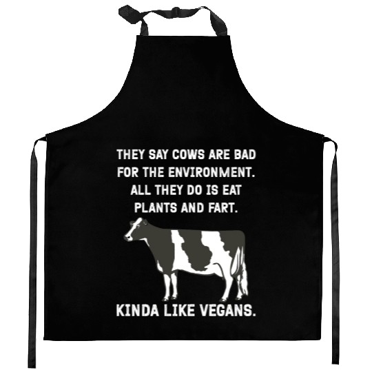 They say cows are bad for the environment. All Kitchen Aprons