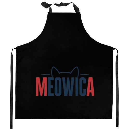 Meowica Cat Kitchen Aprons – Perfect Fourth of July