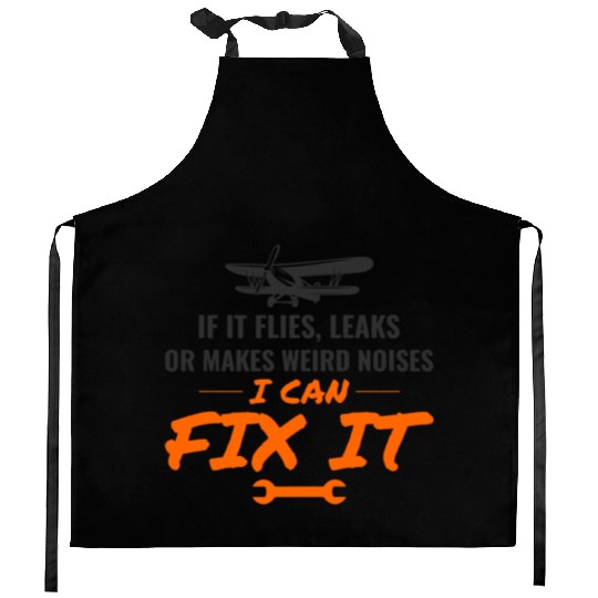 Aircraft Mechanic Aviation Maintenance Technician Kitchen Aprons