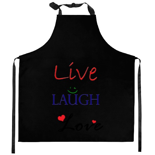 Live Laugh Love Kitchen Aprons