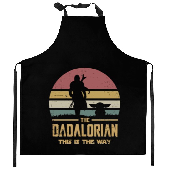 The Dadalorian And Son vintage Kitchen Aprons