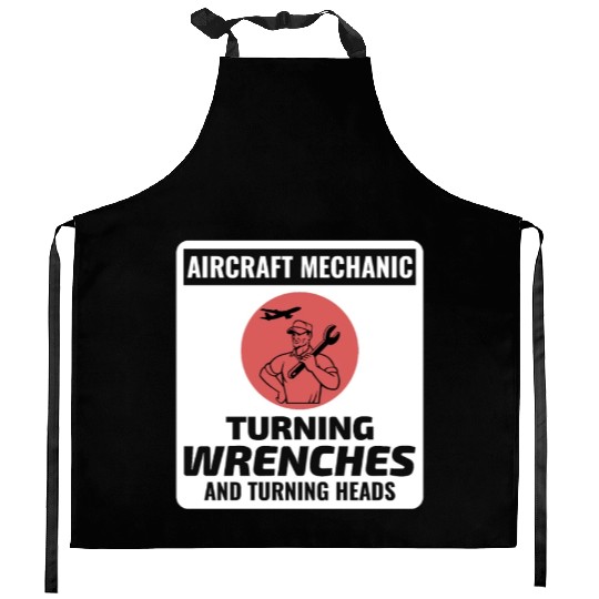 Aircraft Mechanic Aviation Maintenance Technician Kitchen Aprons