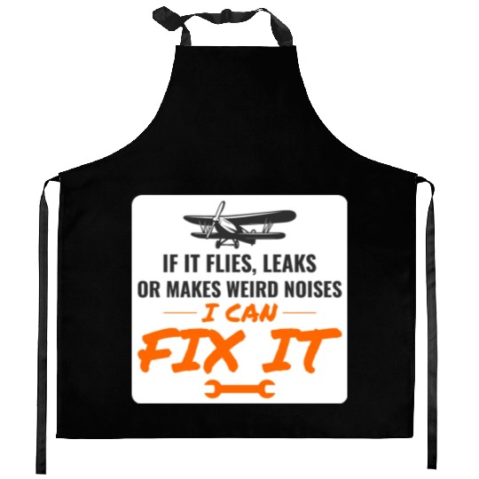 Aircraft Mechanic Aviation Maintenance Technician Kitchen Aprons