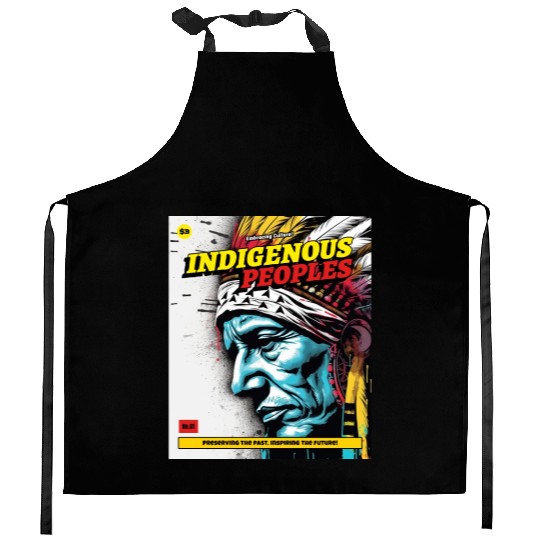 Indigenous Peoples Embracing Culture Kitchen Aprons