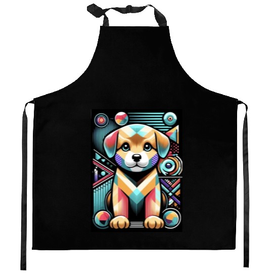 Space Puppy Kitchen Aprons