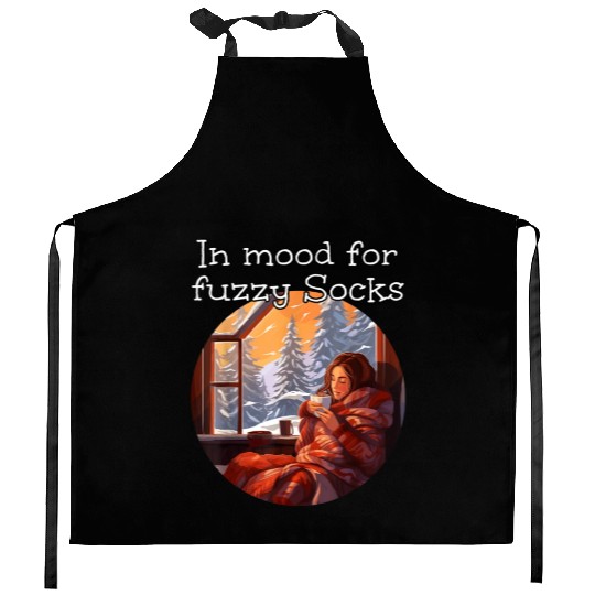 fuzzy Clothes Winter Socks Kitchen Aprons