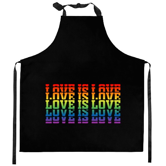 Love is love Kitchen Aprons