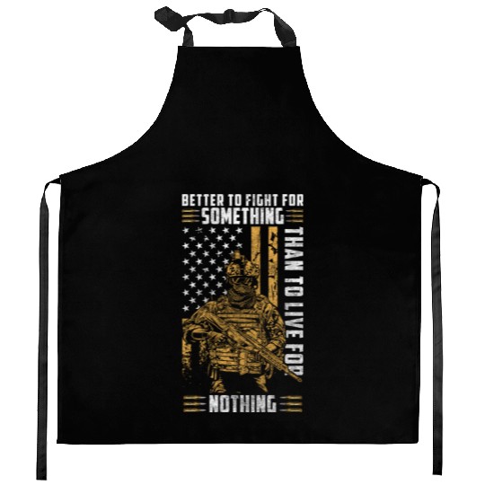 Military Veteran Freedom Demonstration Kitchen Aprons
