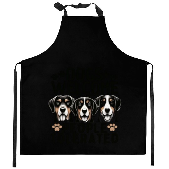 Dogs Welcome People Tolerated Kitchen Aprons