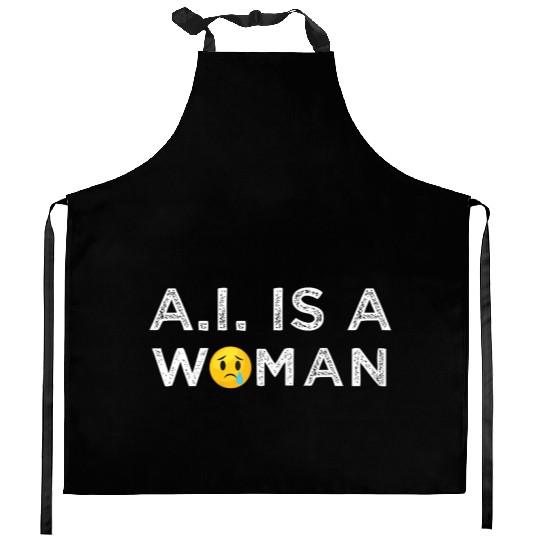 AI Woman Technology Computer Science Kitchen Aprons