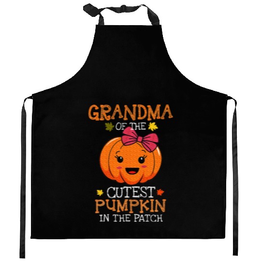 Grandma Of The Cutest Pumpkin In The Patch Kitchen Aprons