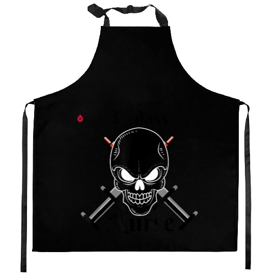 Badass Nurse Nursing student Kitchen Aprons
