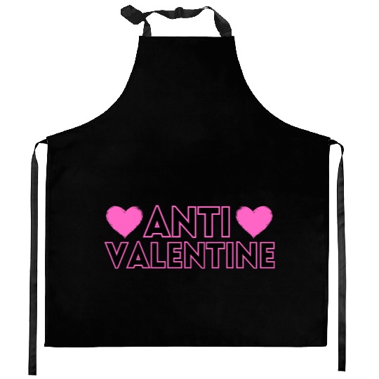 ANTI VALENTINE Kitchen Aprons
