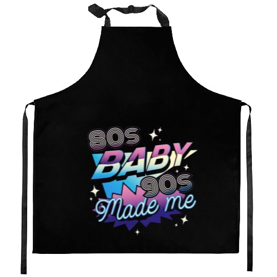 80s music,80s fashion lovers Kitchen Aprons