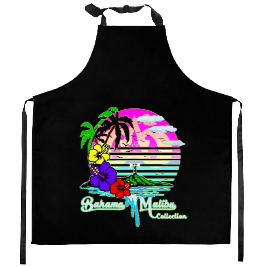 Summer Tropical Paradise Island Vibes Kitchen Aprons