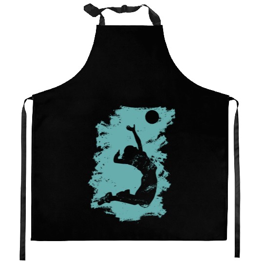 Volleyball Beach Grunge Vintage Kitchen Aprons