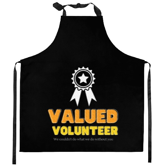 Volunteer Appreciation Ribbon Kitchen Aprons