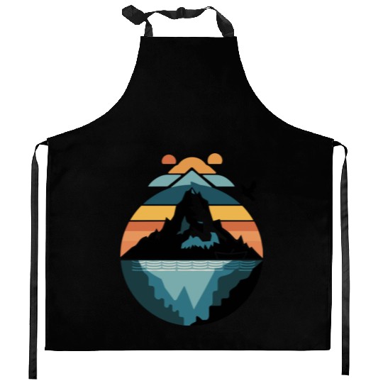 The Mountains Are Calling Classic Kitchen Aprons