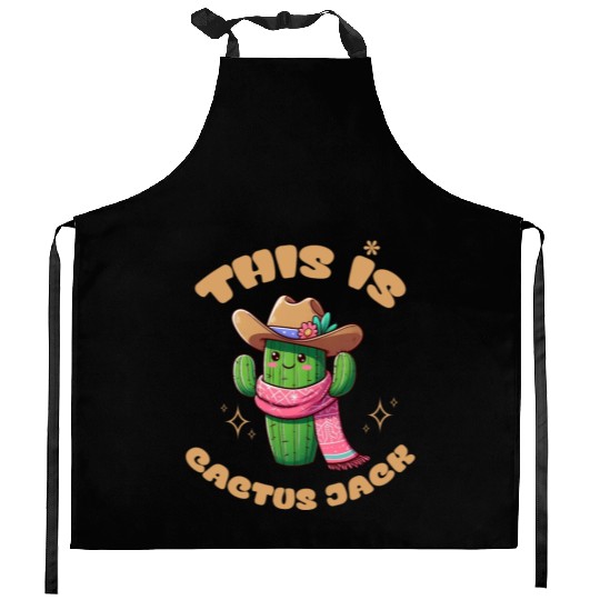This is Cactus Jack Kitchen Aprons