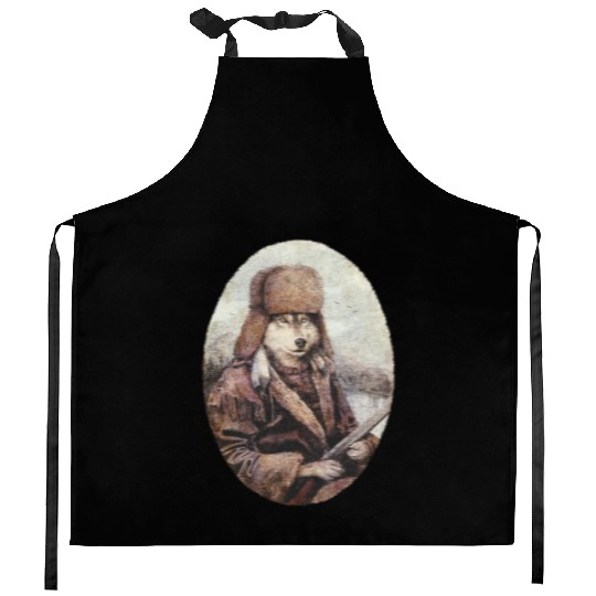 Mountain Wolf(1) Kitchen Aprons