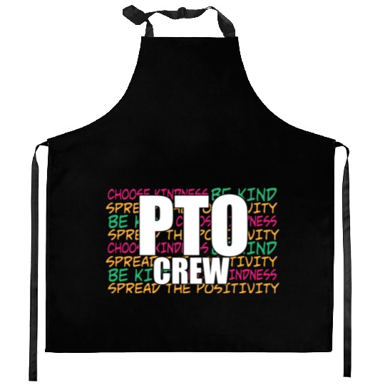 PTO Crew School Volunteer Parent Teacher Kitchen Aprons