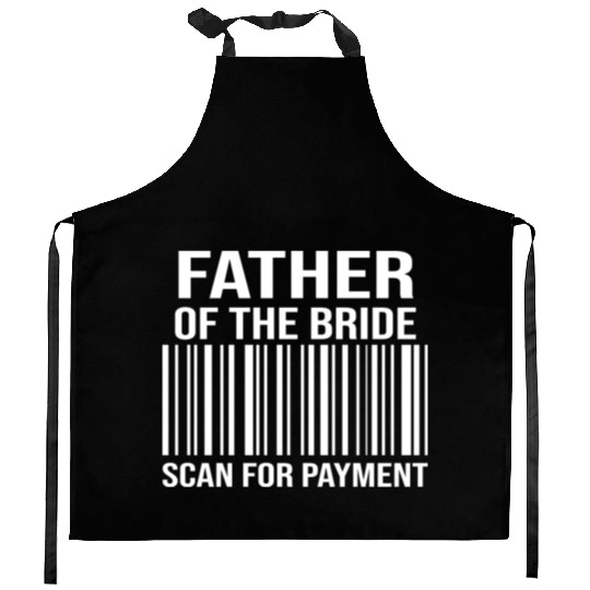 Father Of The Bride Engagement Bride's Father Kitchen Aprons