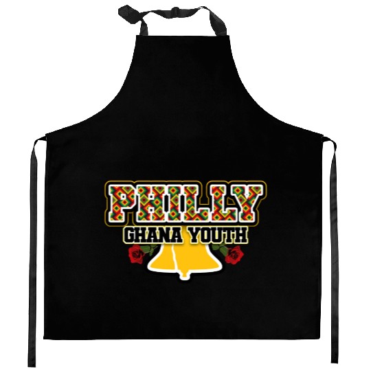 Philly Ghana Youth Bell Rose Kitchen Aprons