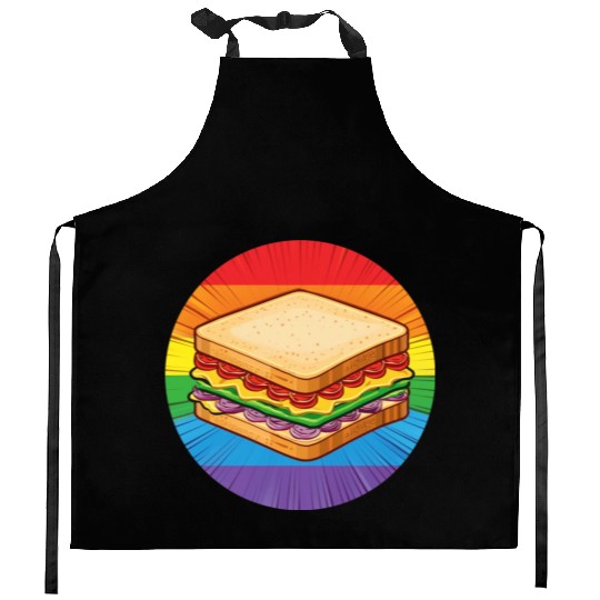 LGBTQ Sandwich Kitchen Aprons