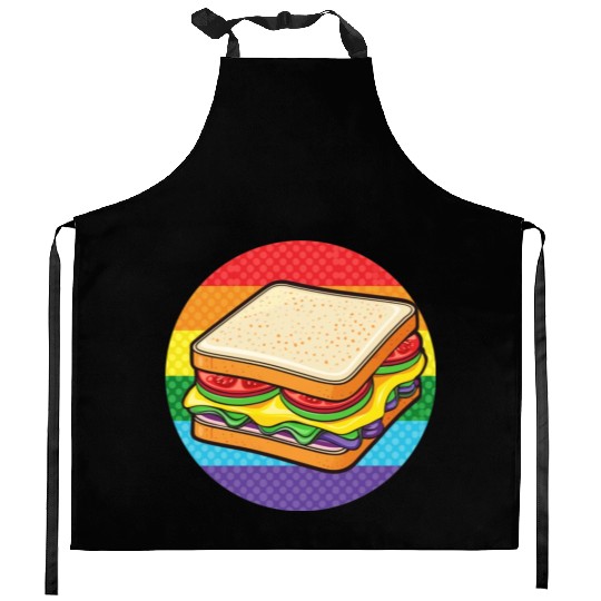 LGBTQ Sandwich Kitchen Aprons