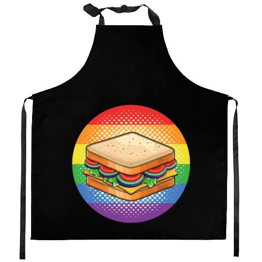 LGBTQ Sandwich Kitchen Aprons