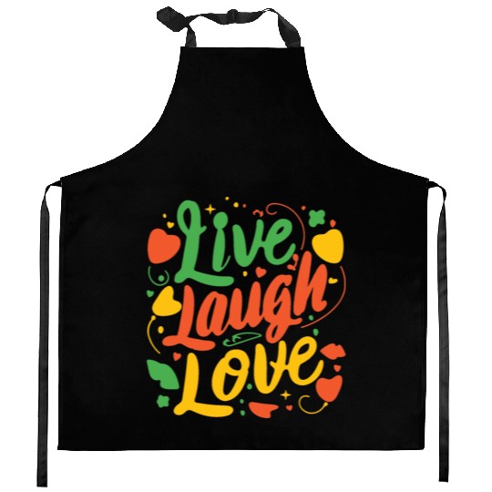 live laugh love Kitchen Aprons