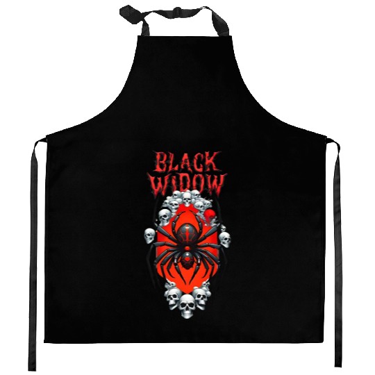 BLACK WIDOW Kitchen Aprons