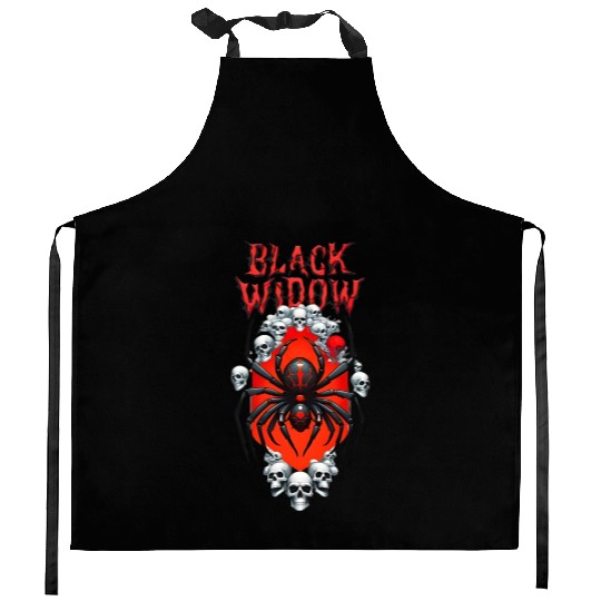 BLACK WIDOW Kitchen Aprons