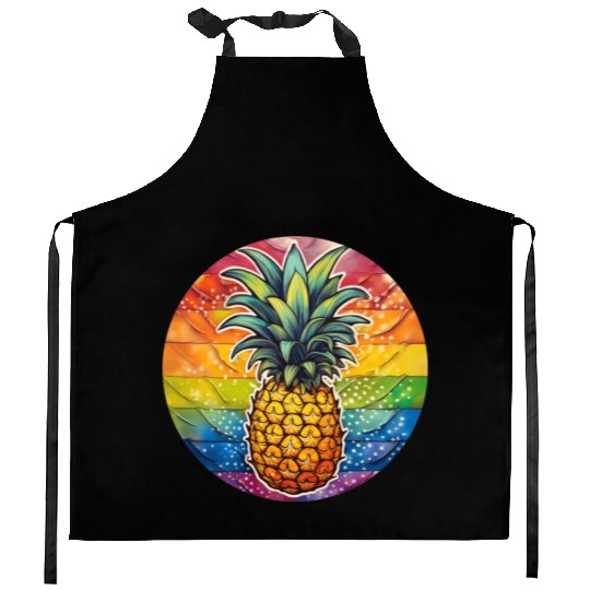 LGBTQ Pineapple Kitchen Aprons