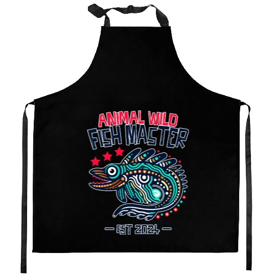 Fish Master River Kitchen Aprons