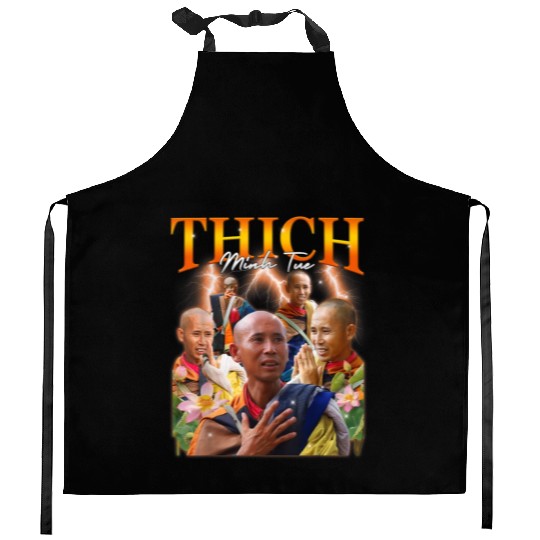 Monk Thich Minh Tue Bootleg Kitchen Aprons