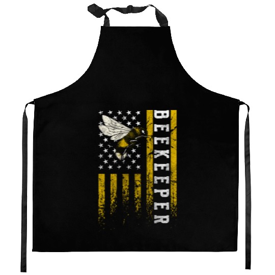 Beekeeper Nature Insects Kitchen Aprons