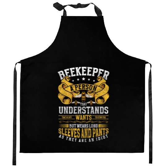 Honey Nature Breeder Beekeeping Kitchen Aprons