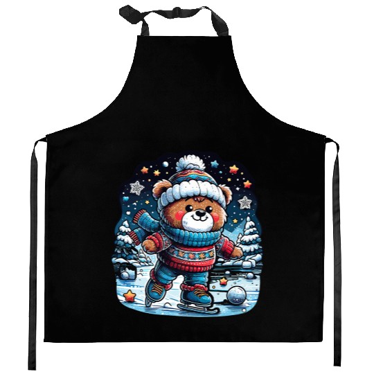 Dad Making Fathers Day Kitchen Aprons